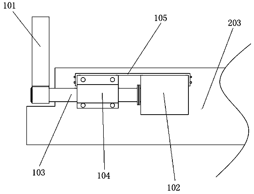 Shuttle vehicle shifting lever module, extending fork module and walking assembly and logistics shuttle vehicle