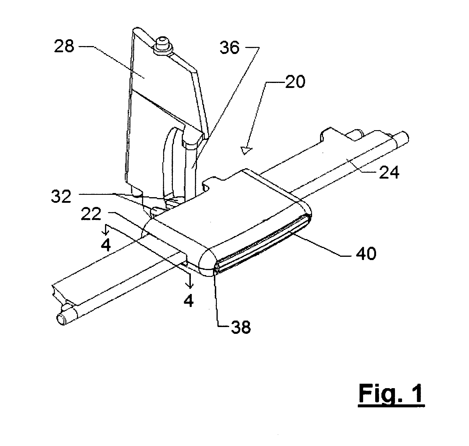 Single piece vane knob