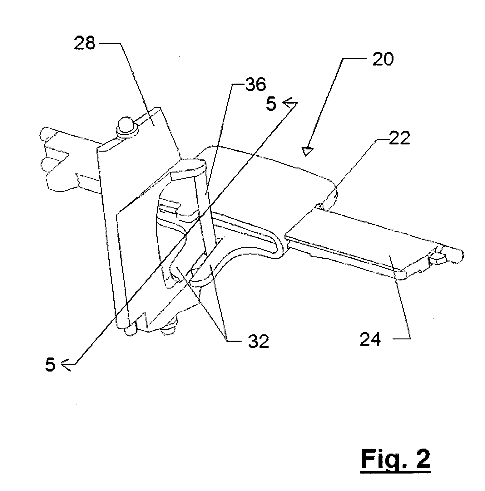 Single piece vane knob