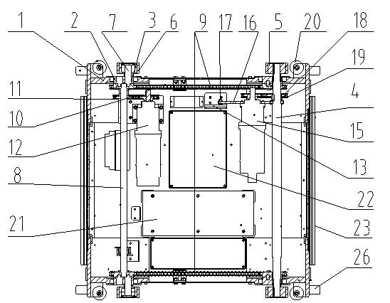 Shuttle for dense storage and lifting method thereof