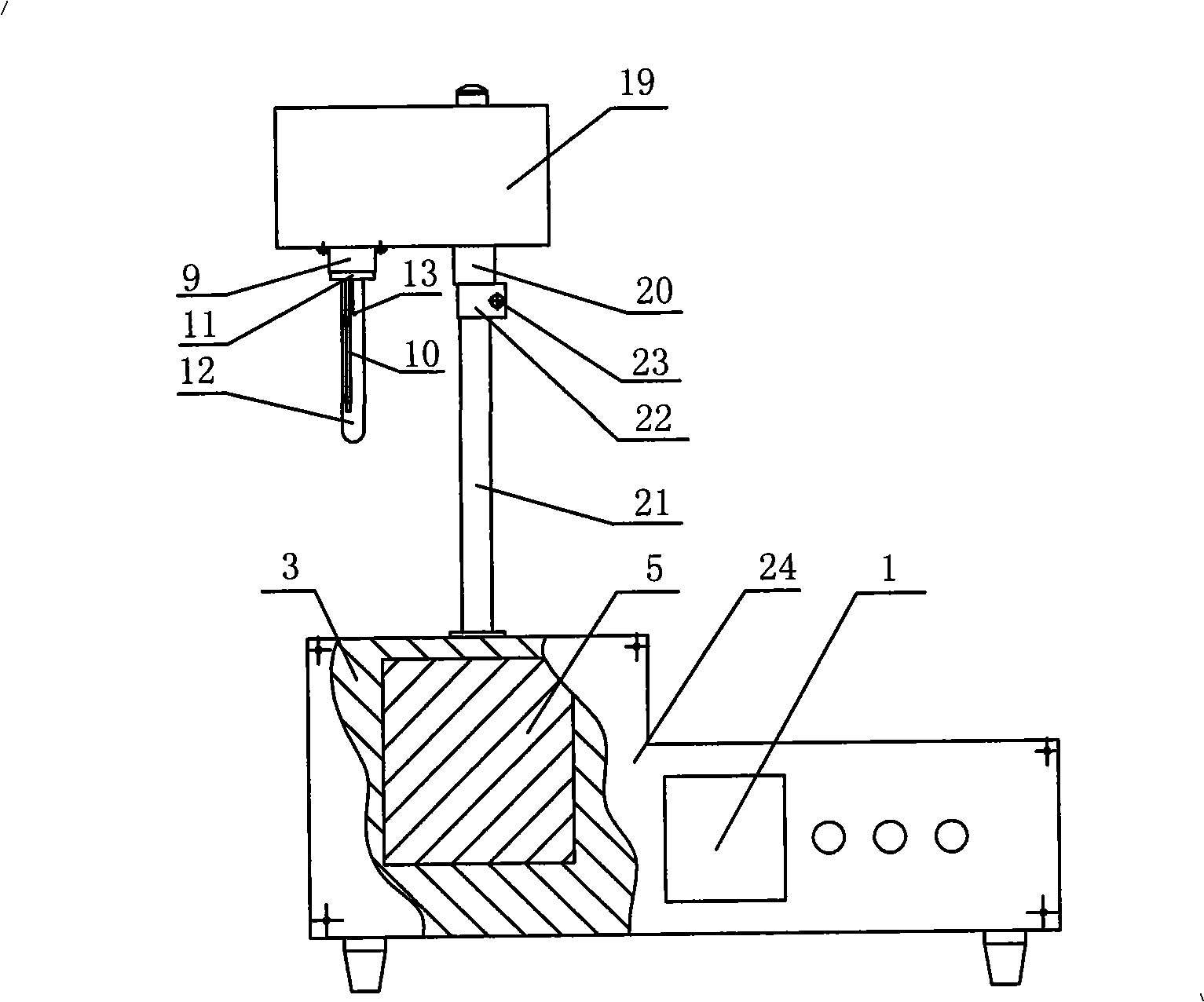 Explosive stability nitrous oxides concentration detection device