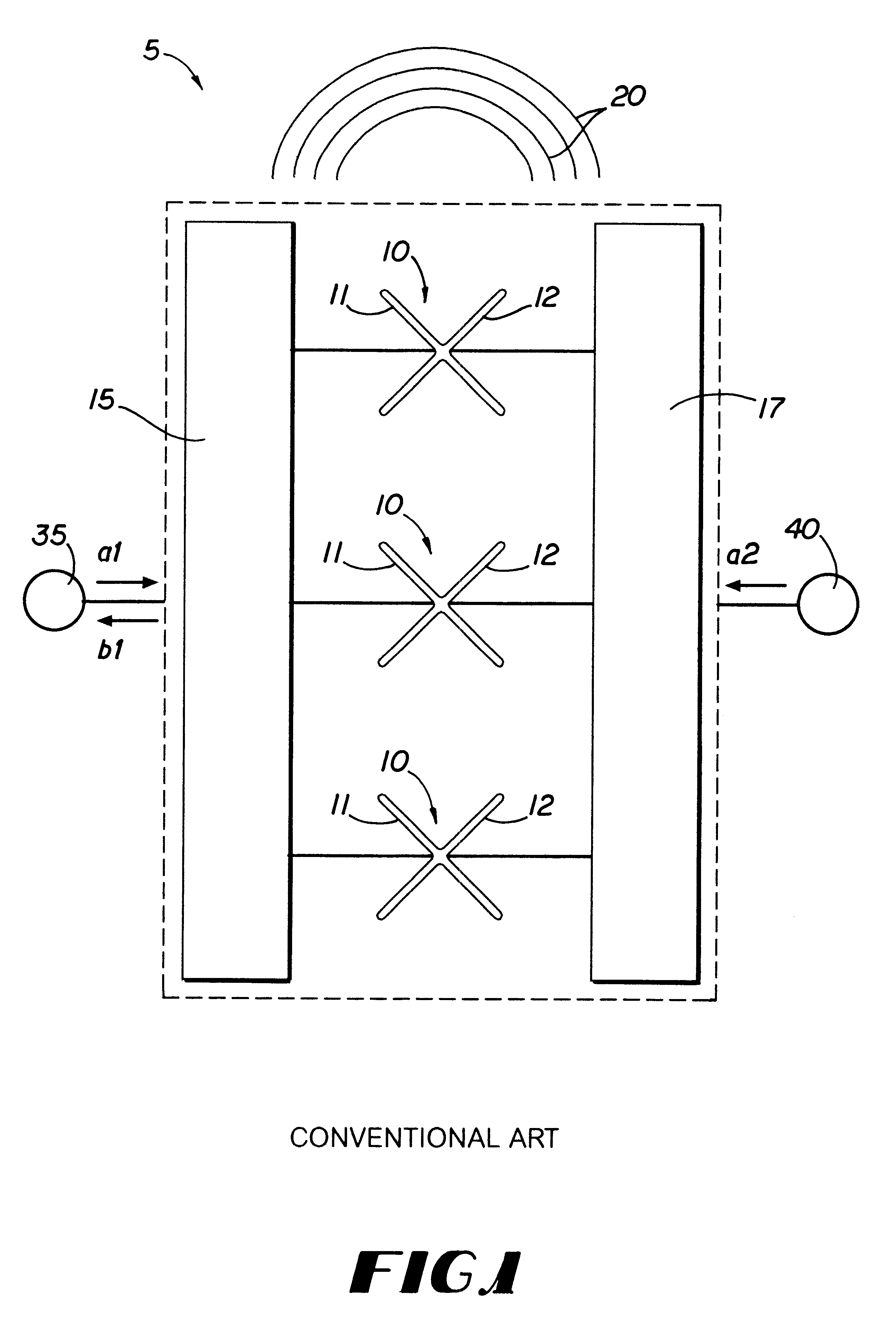 Radio frequency isolation card