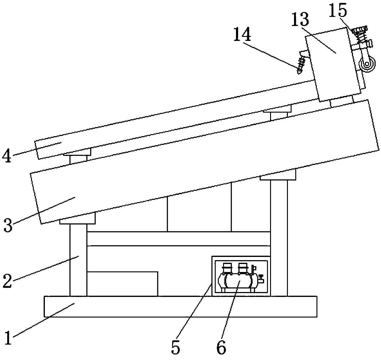 Solar device having dust removal function