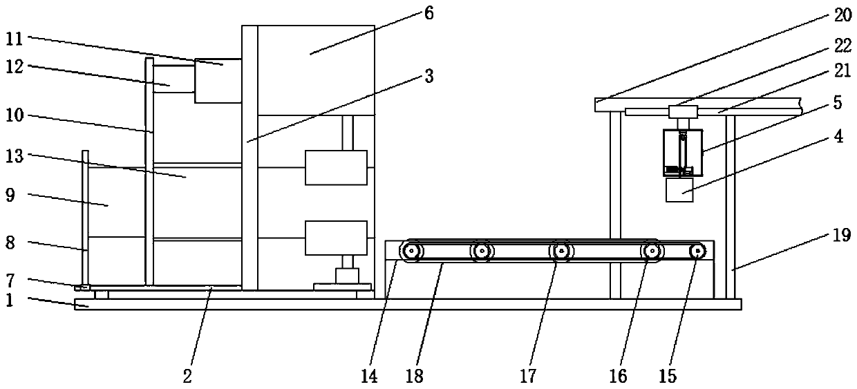 An electric heating pipe conveying device for a water heater