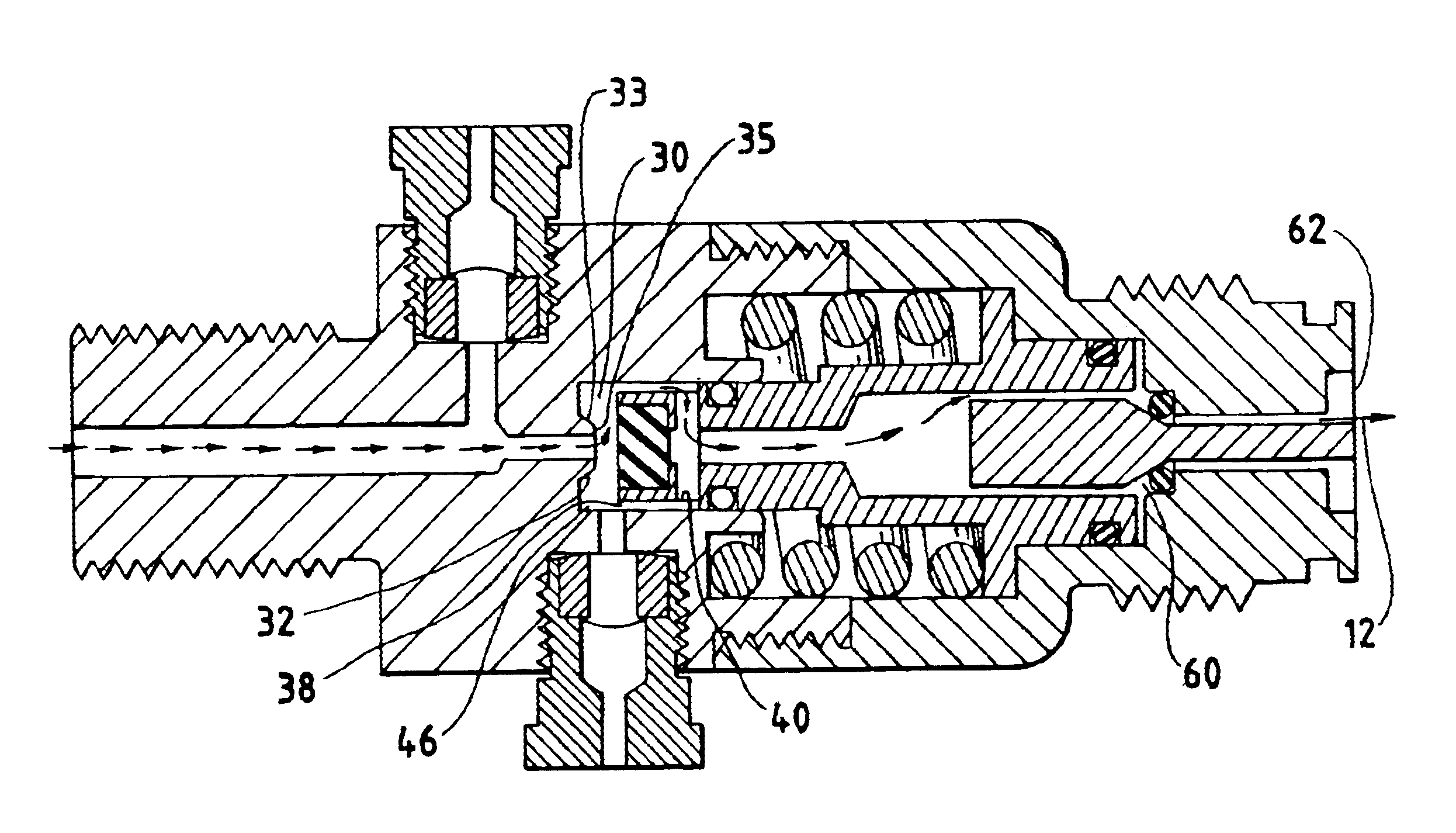 Direct acting gas regulator