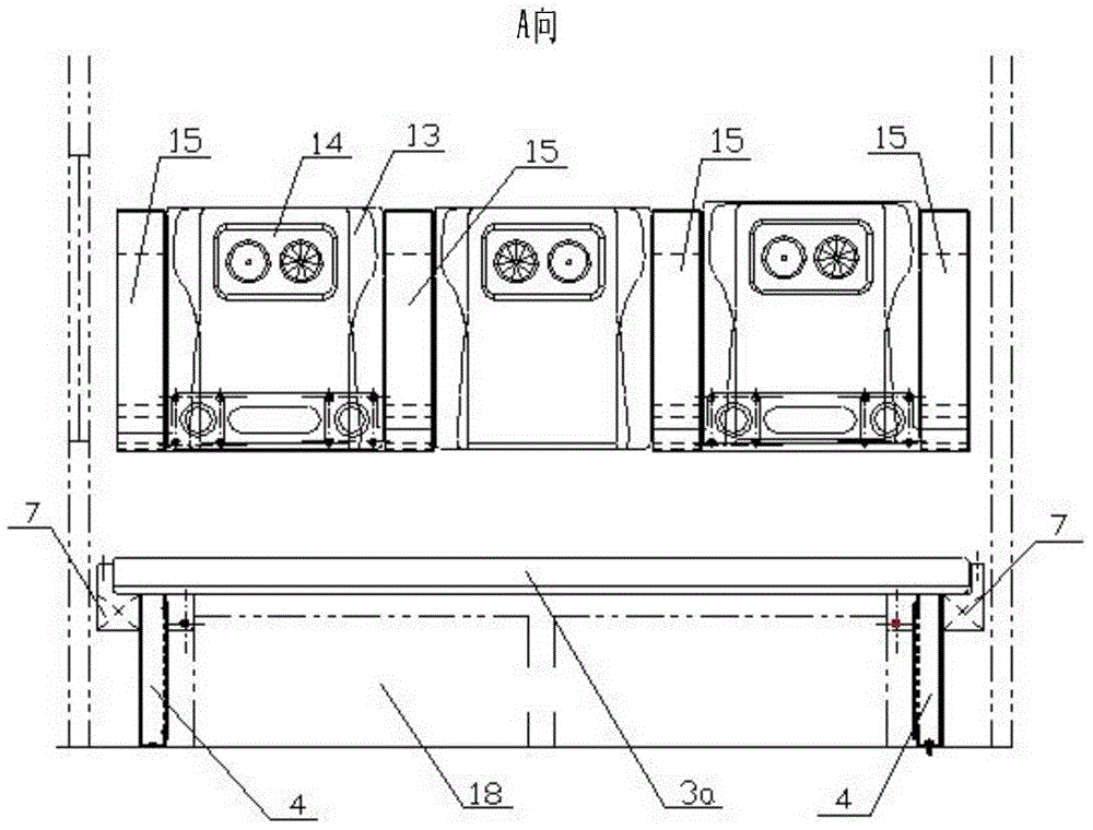 Sleeping-berth structure capable of realizing seat-berth conversion and sleeping berth carriage with same