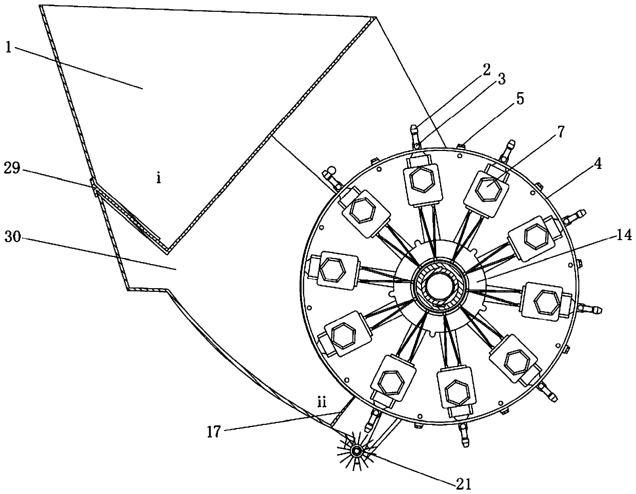 Negative pressure seed sucking and mechanical seed cleaning type precise seed-metering device and seed-metering method thereof