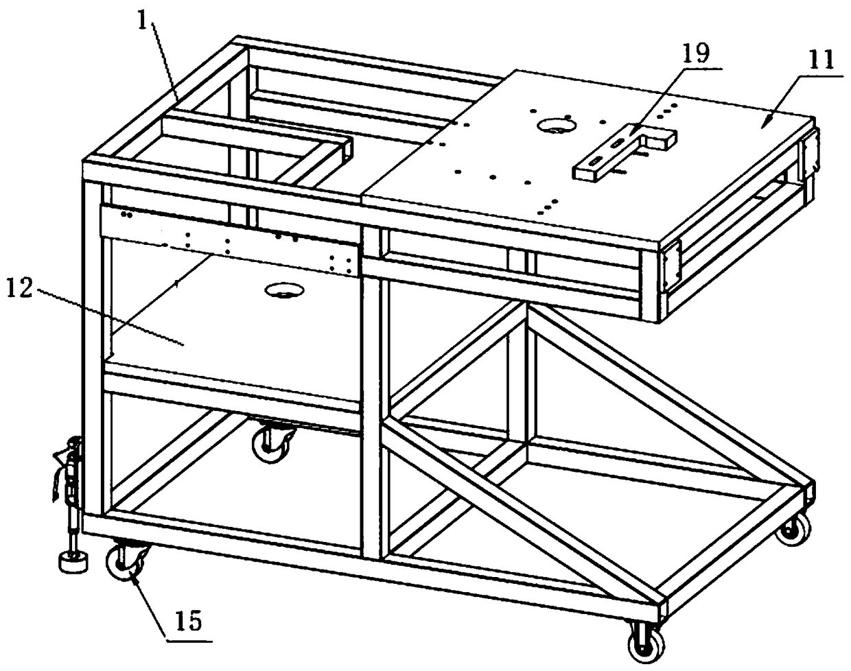 Lead-acid accumulator glue-filling device