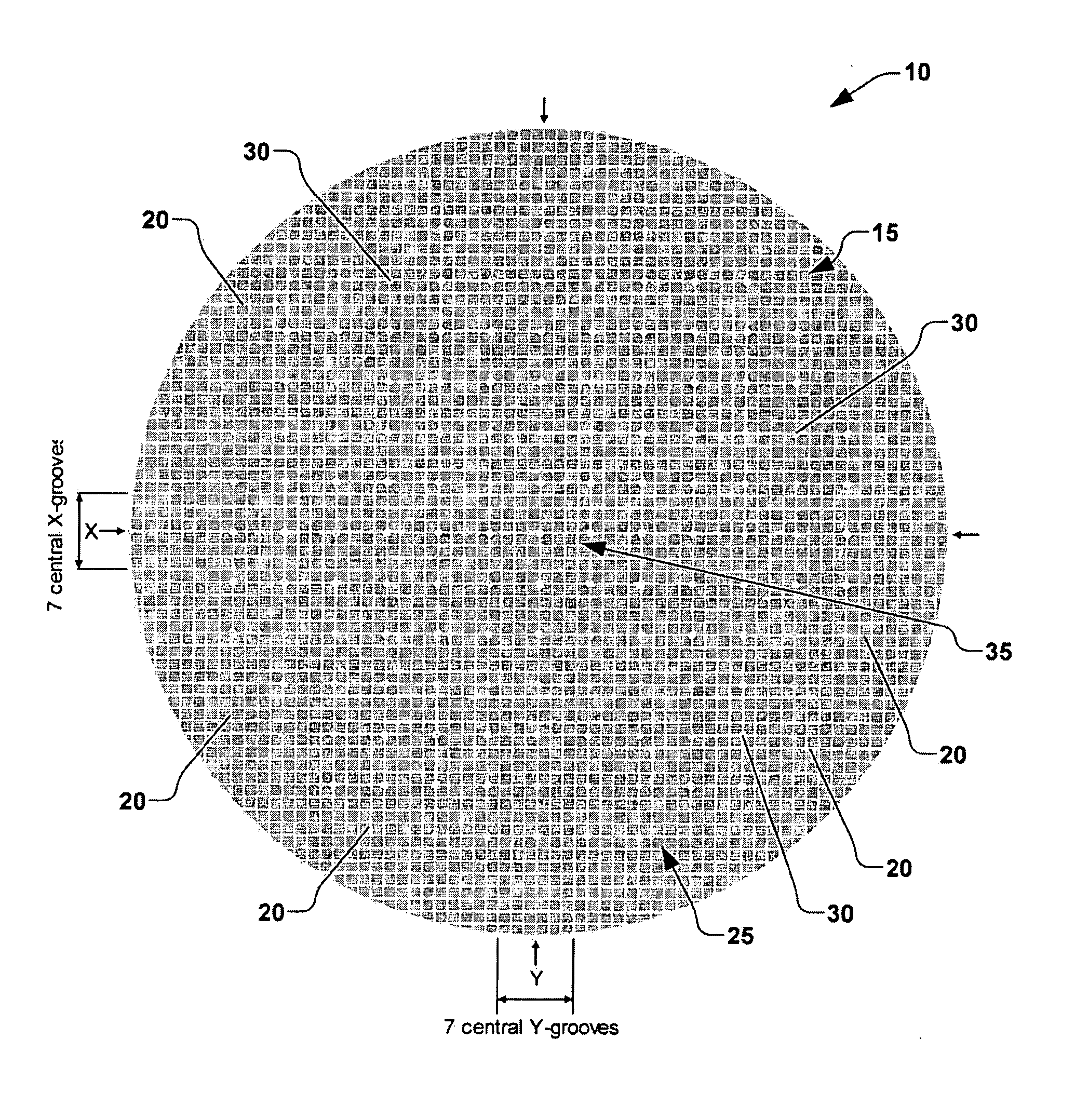 Chemical mechanical polishing pad having improved groove pattern