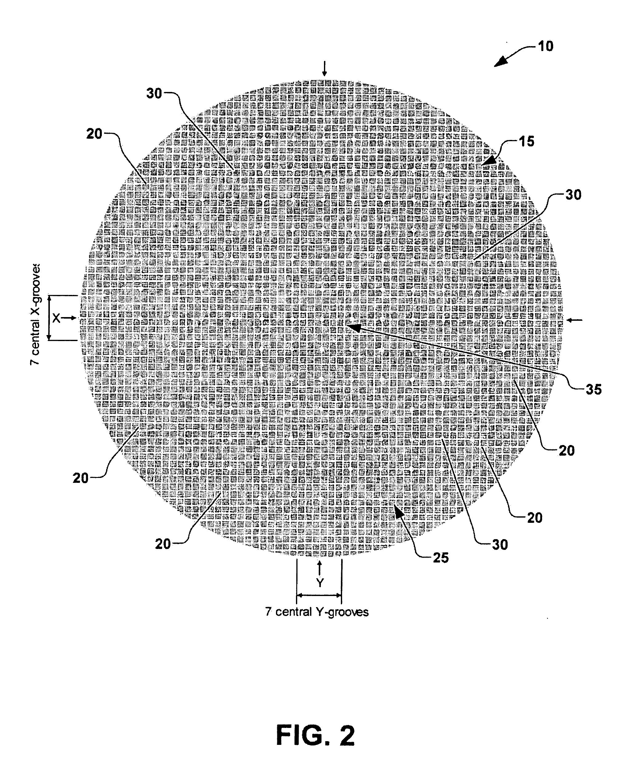 Chemical mechanical polishing pad having improved groove pattern