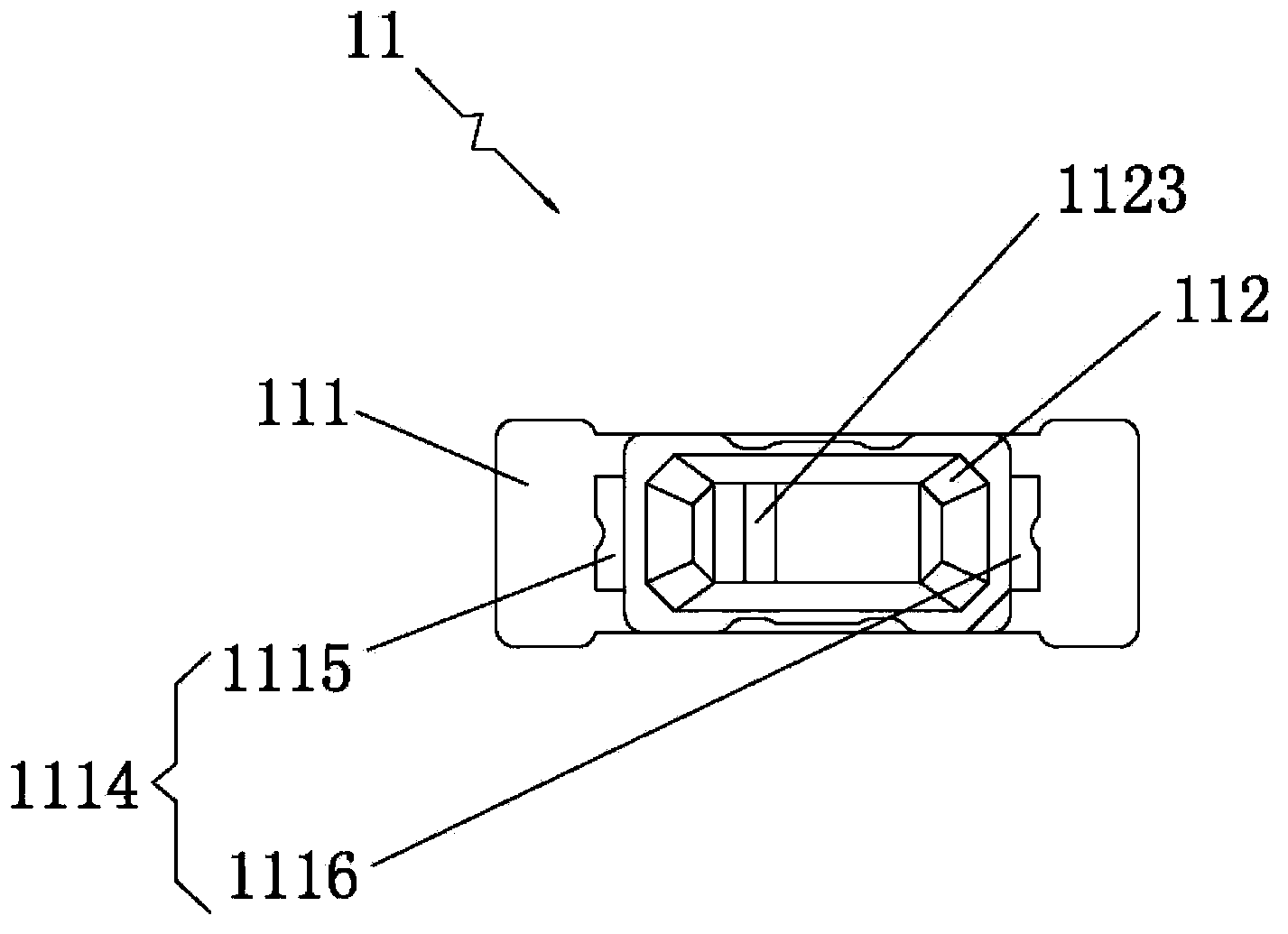 LED support and LED