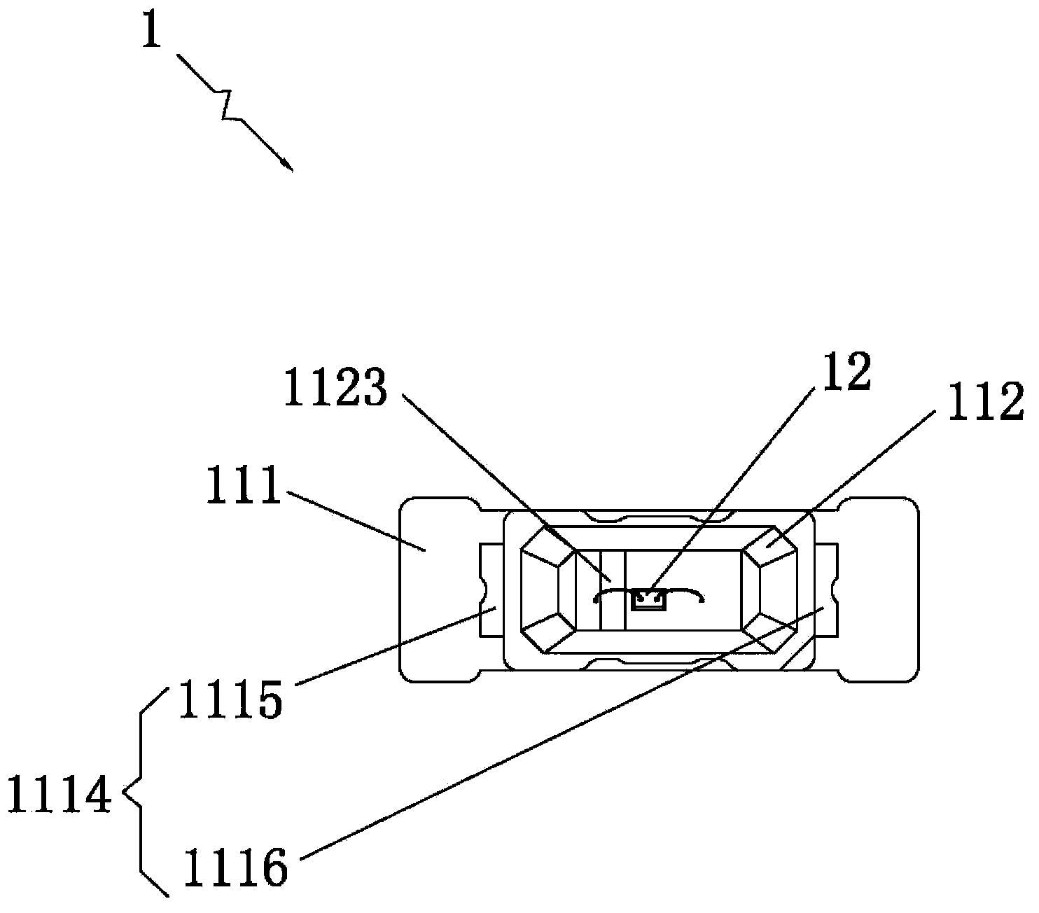 LED support and LED