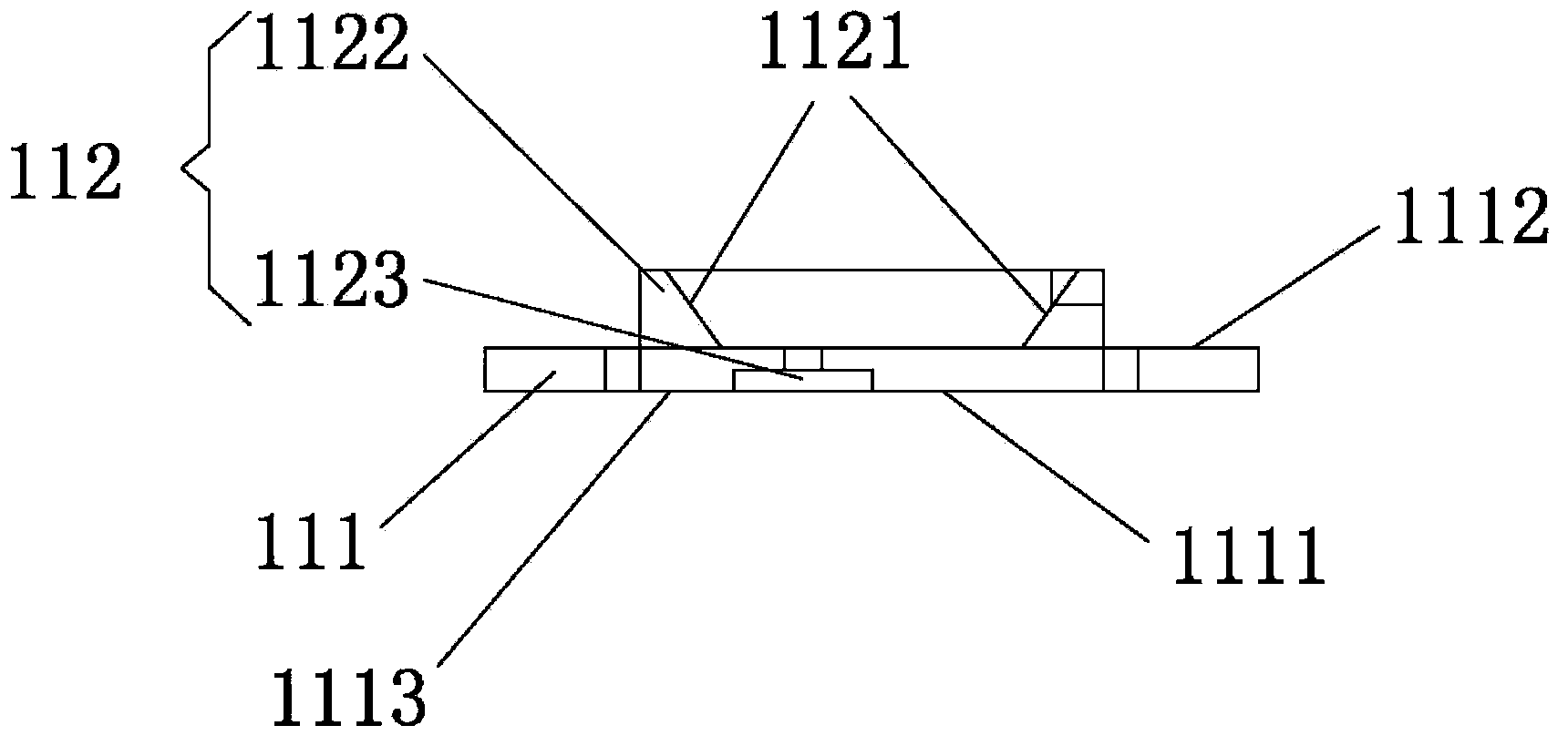 LED support and LED