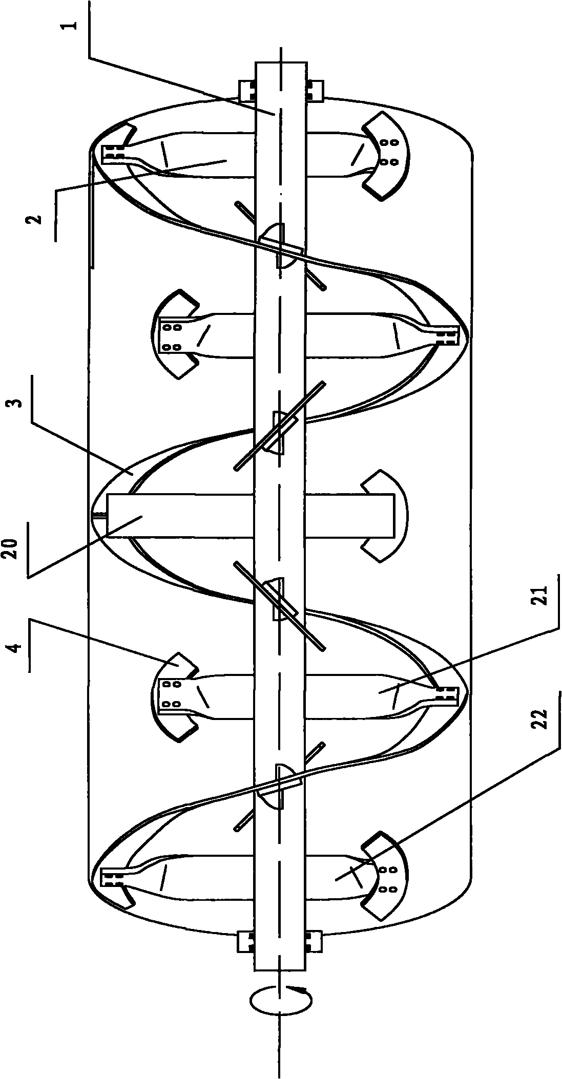 Stirring apparatus for reaction kettle