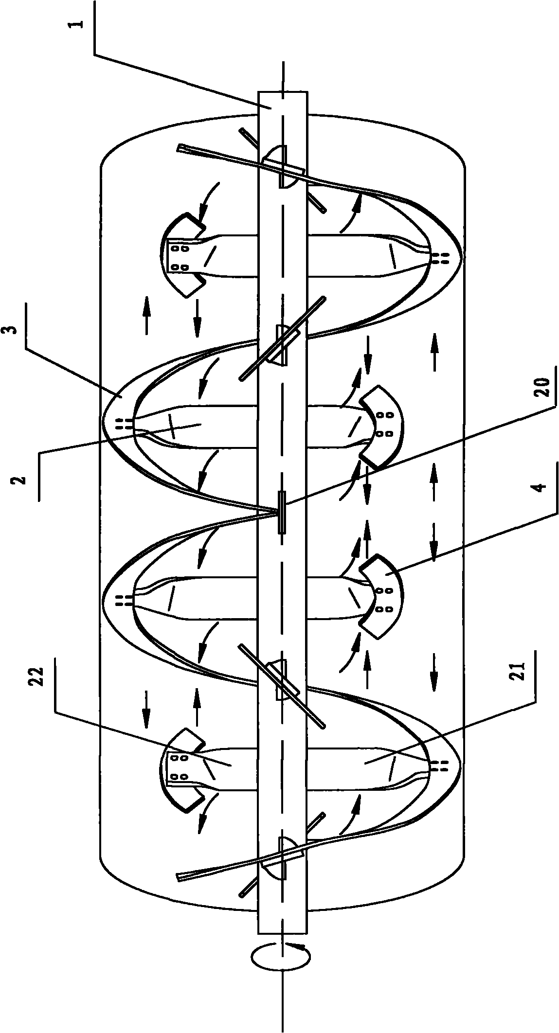 Stirring apparatus for reaction kettle