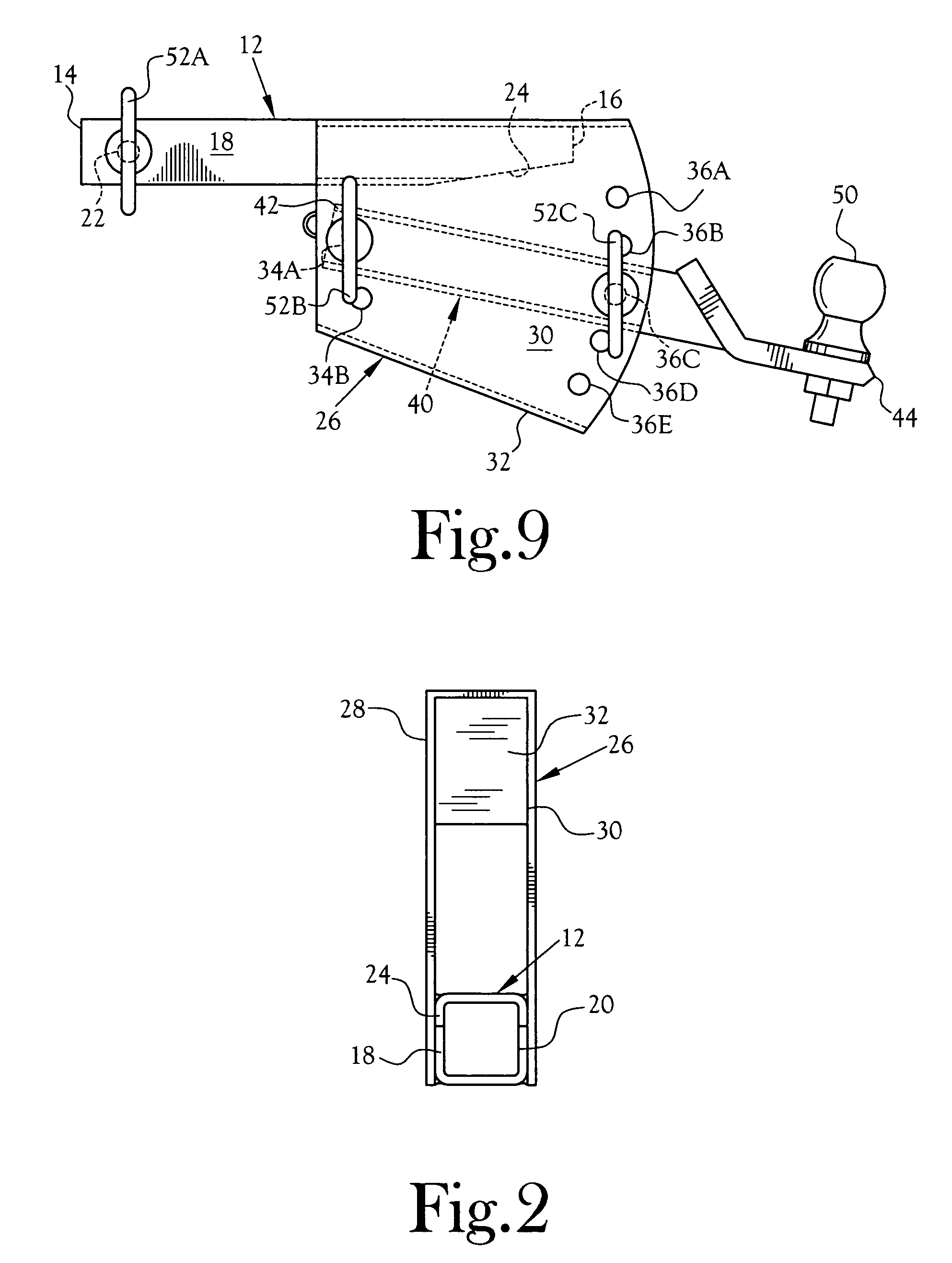 Tiltable trailer hitch