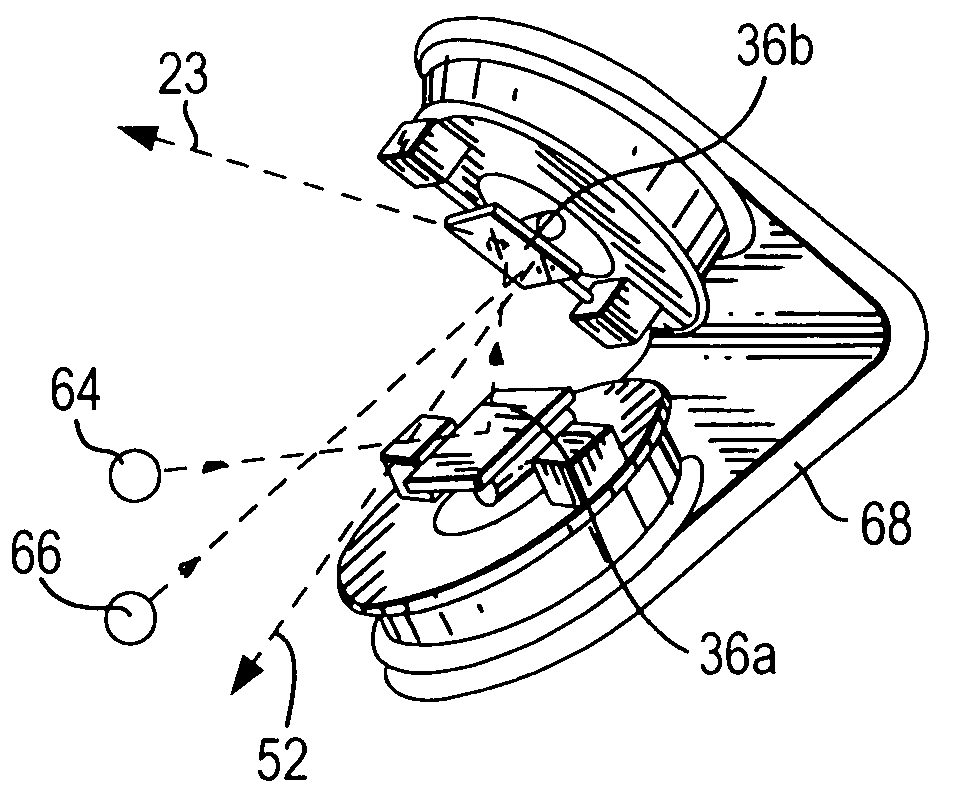 Monitoring light beam position in electro-optical readers and image projectors