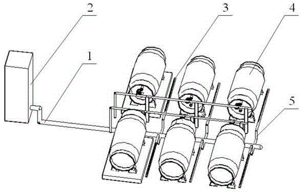 Hot air curtain assisted evaporation system