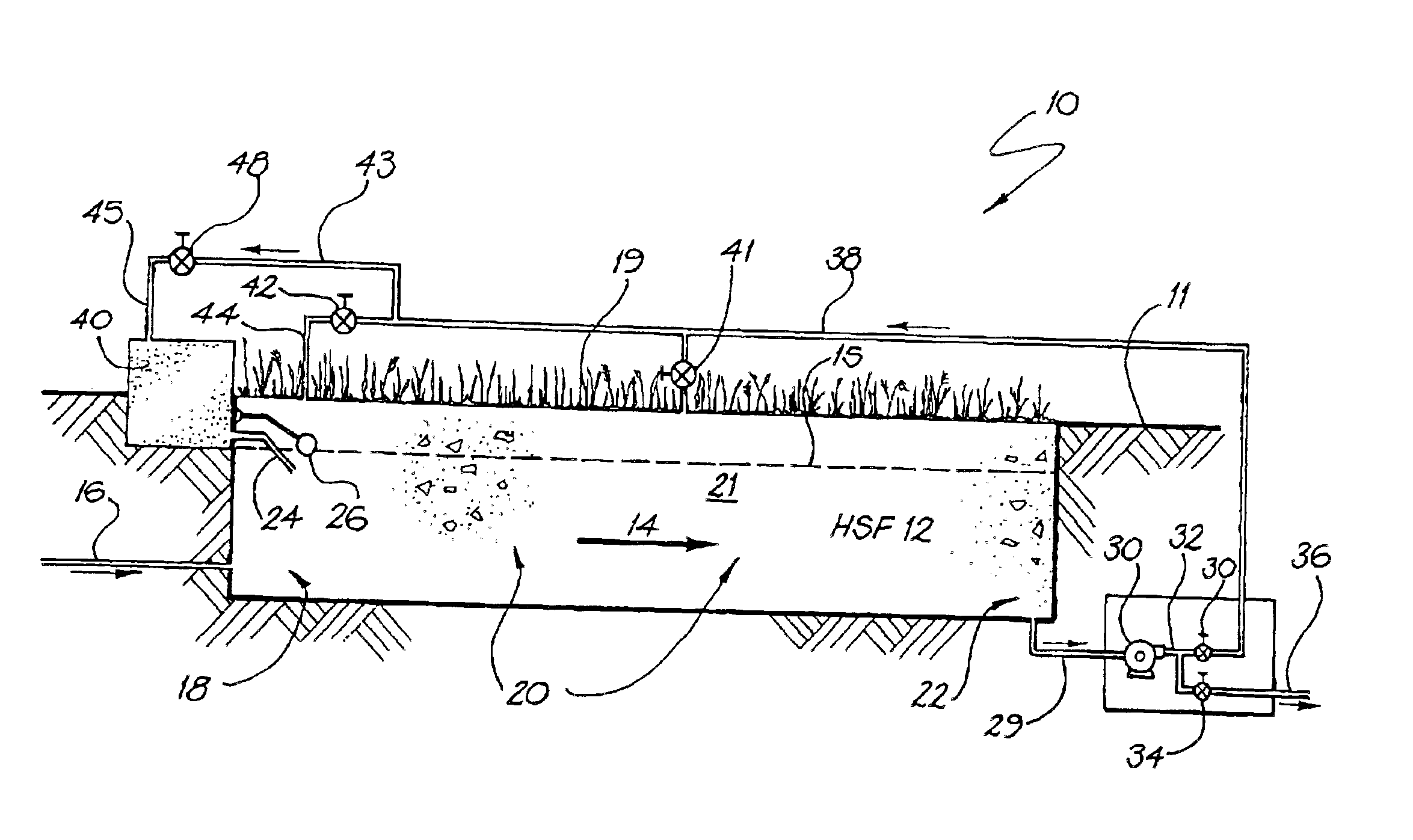 Polluted water treatment system