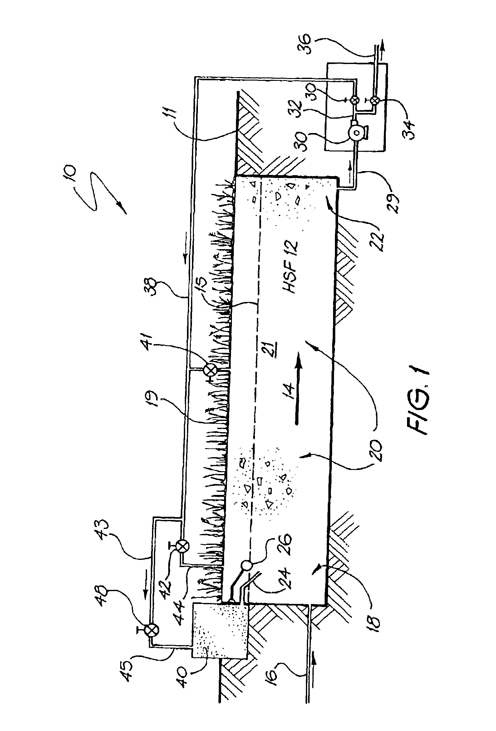 Polluted water treatment system