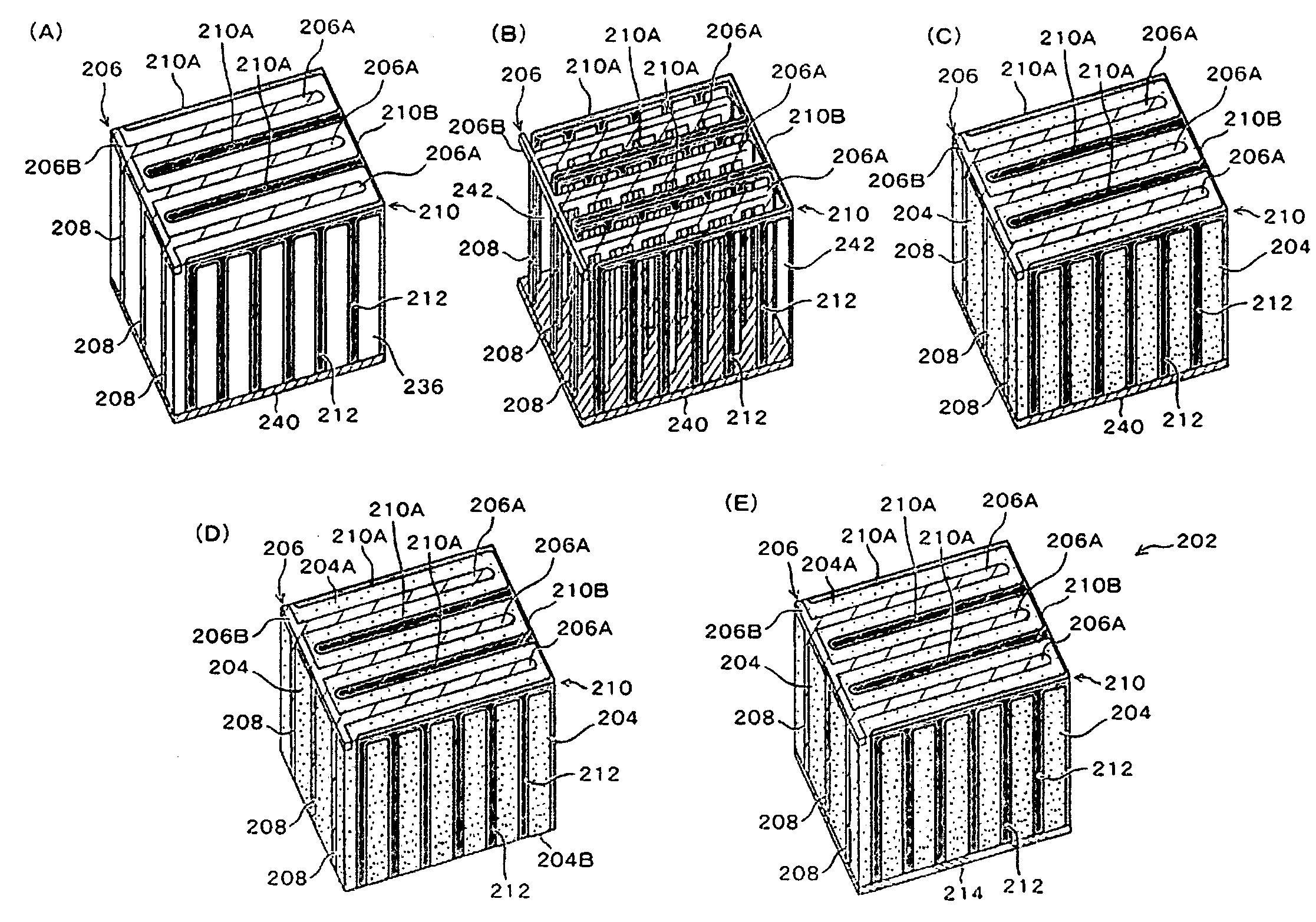 Capacitor having microstructures