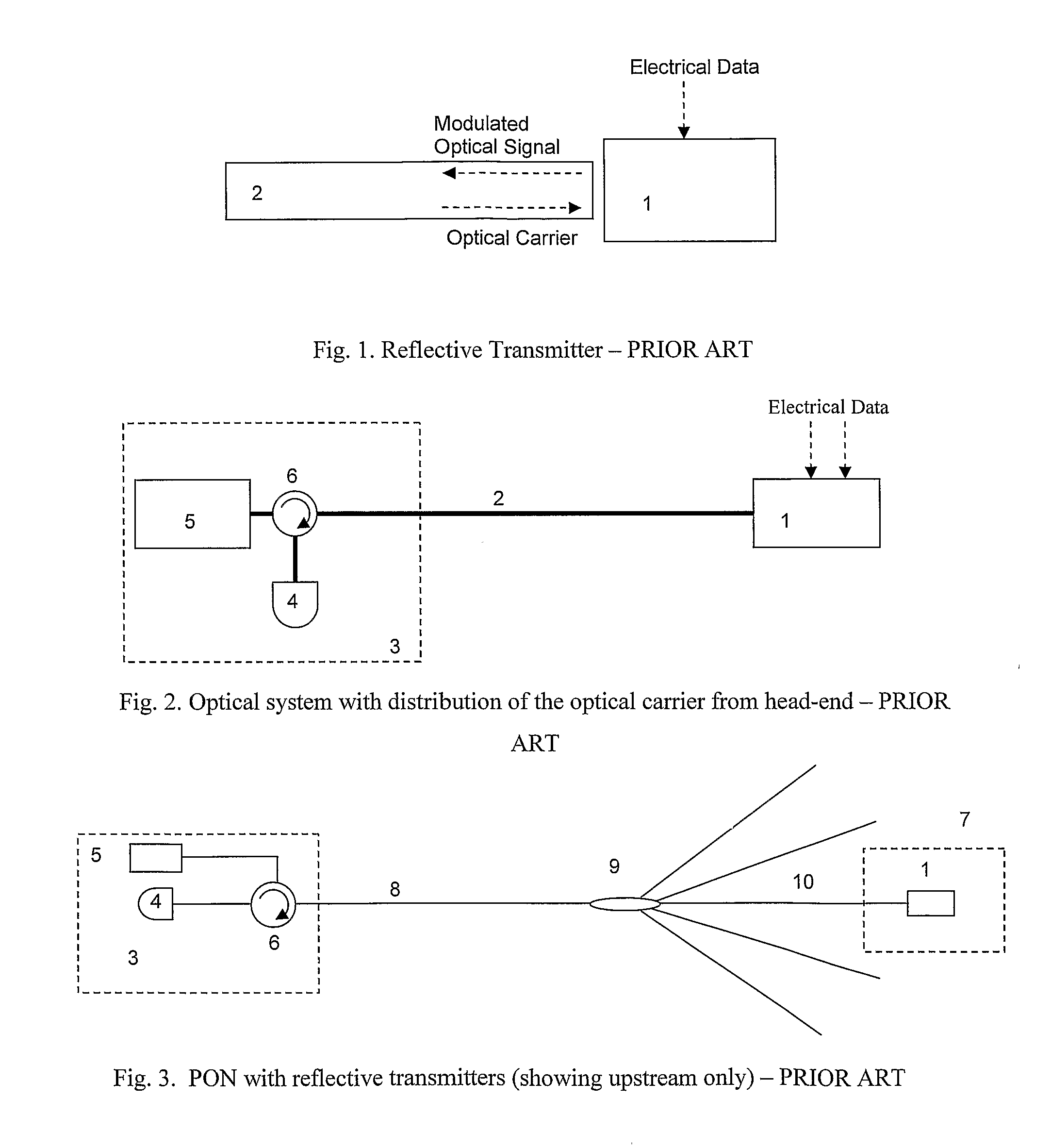 Reflective optical transmitter