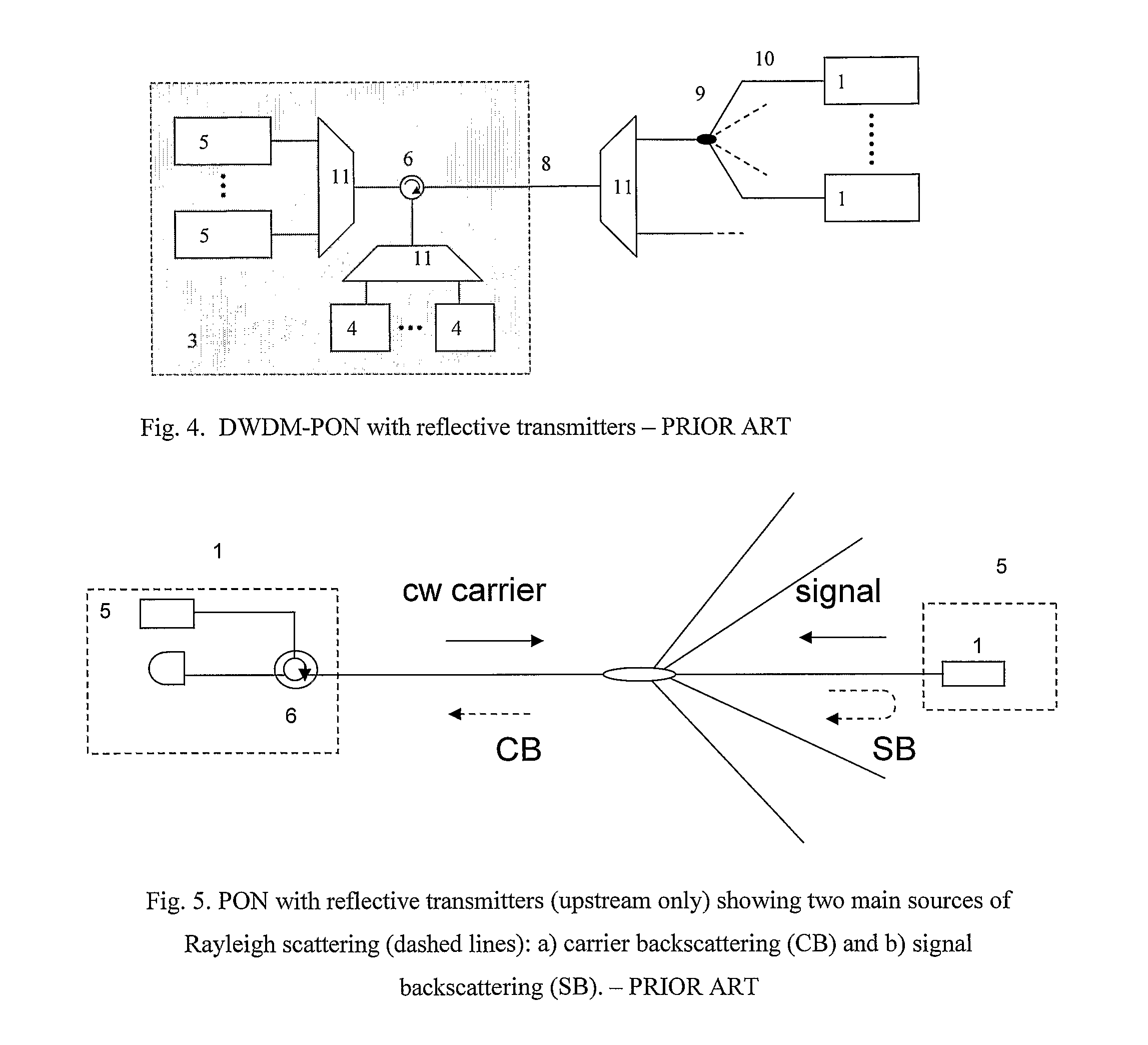 Reflective optical transmitter