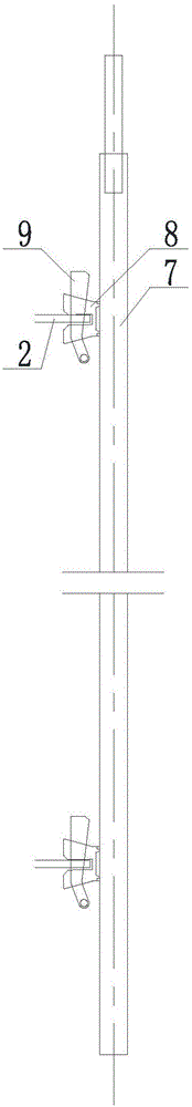 External corner externally-hanging safety net connecting assembly for ring lock scaffold and externally-hanging safety net device