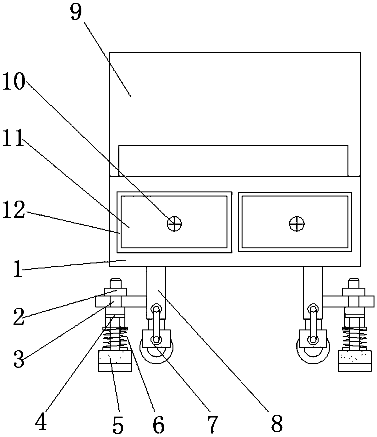 Outdoor display cabinet with good rainproof performance for developing and selling computer software