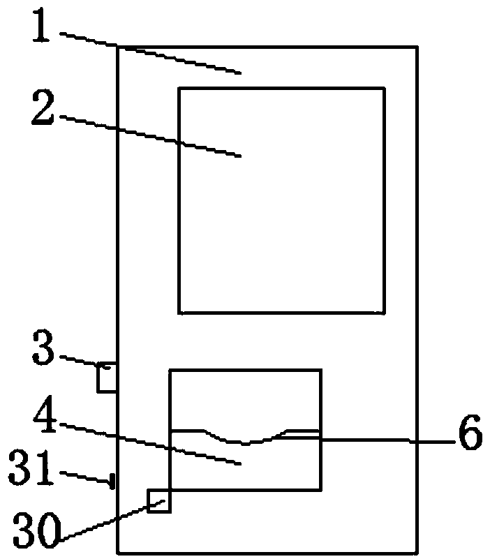 Device for improving cleaning effect of fingerprint unlocking device for smart home door