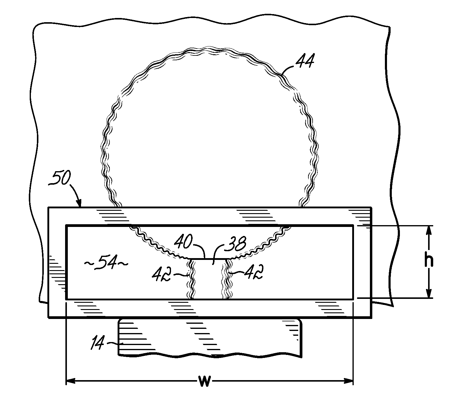 Rear aperture sight for rifle