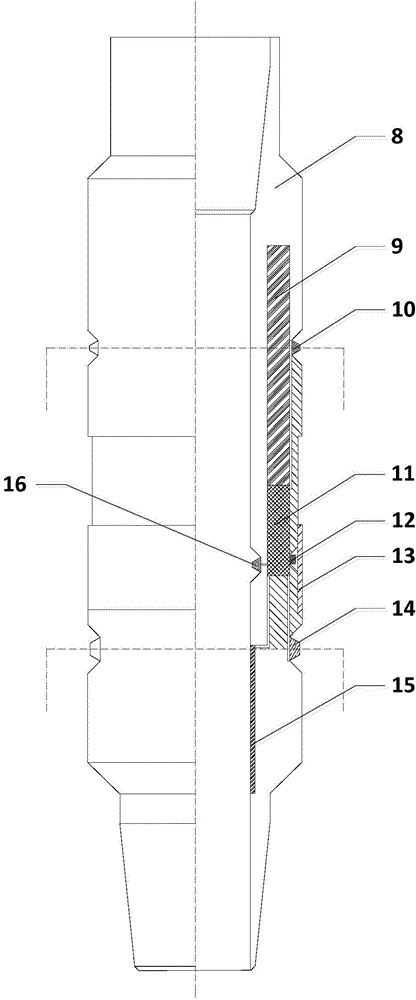 Shaft leakage detecting device used for continuous coiled tube drilling