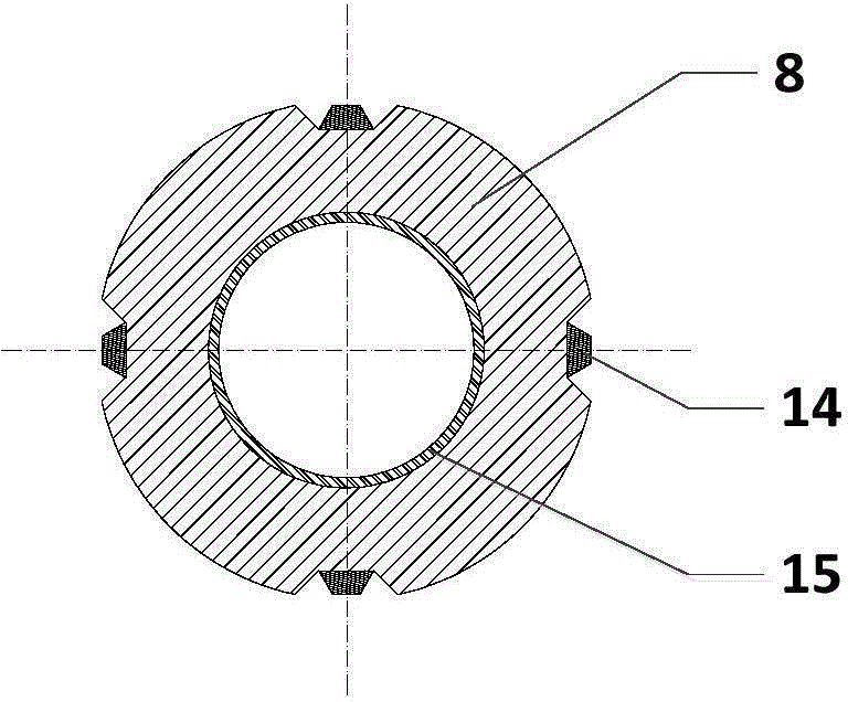 Shaft leakage detecting device used for continuous coiled tube drilling