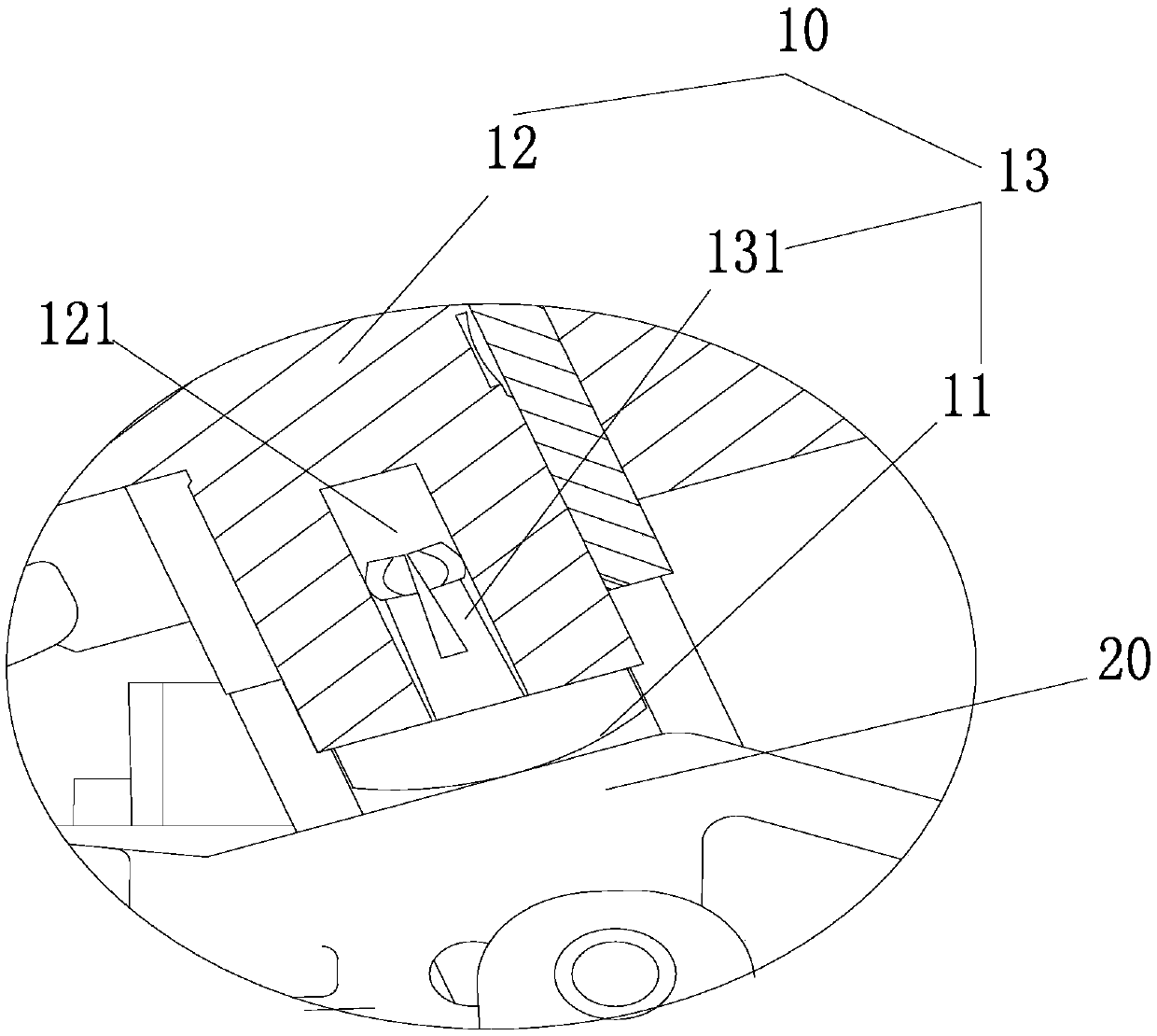 Presser foot mechanism and sewing machine with same