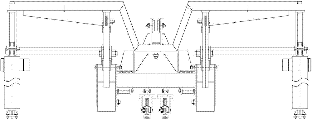 Device integrating pneumatic conveying, fully-mechanized excavating and supporting