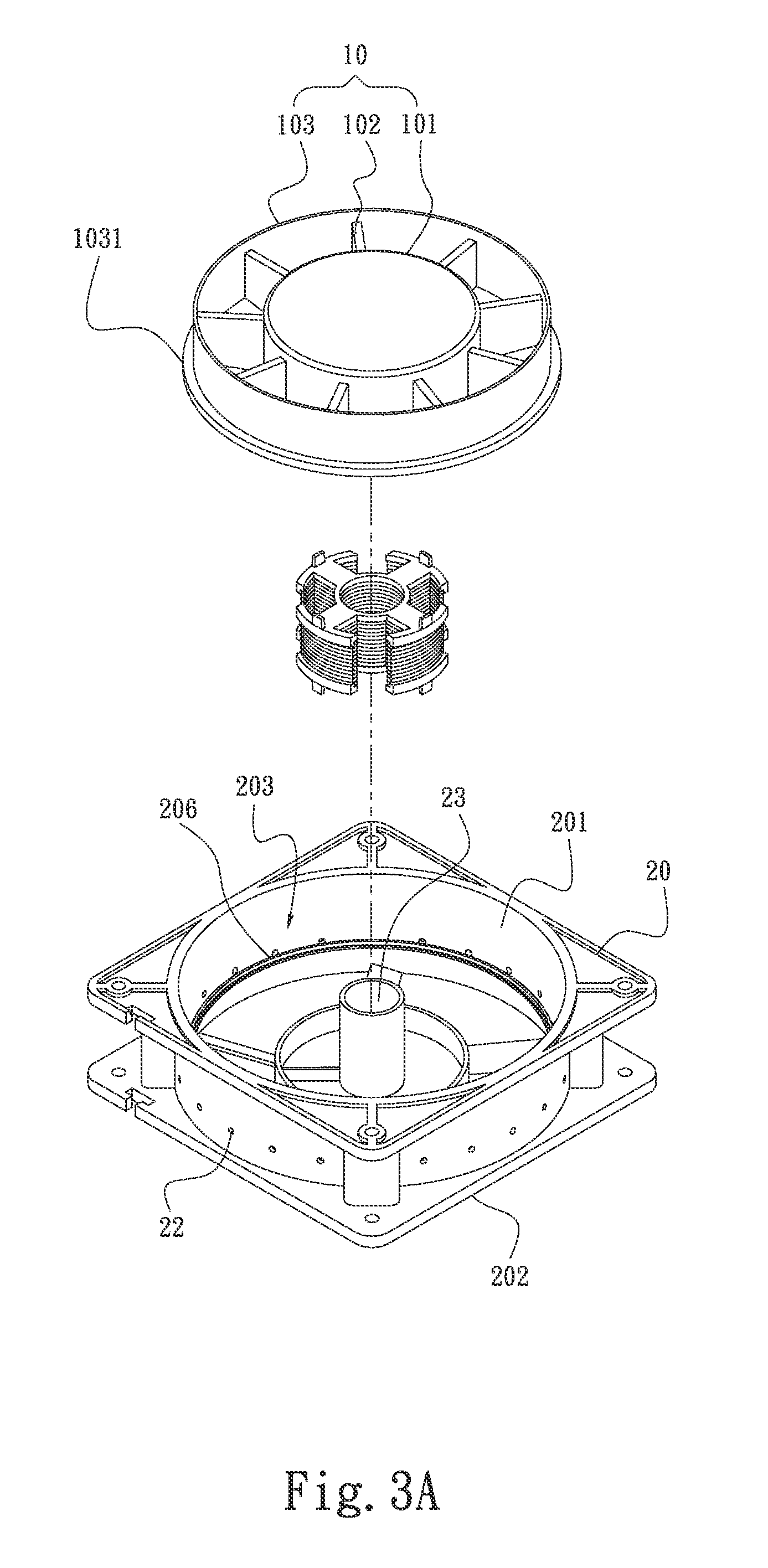 Ring-type fan and impeller structure thereof