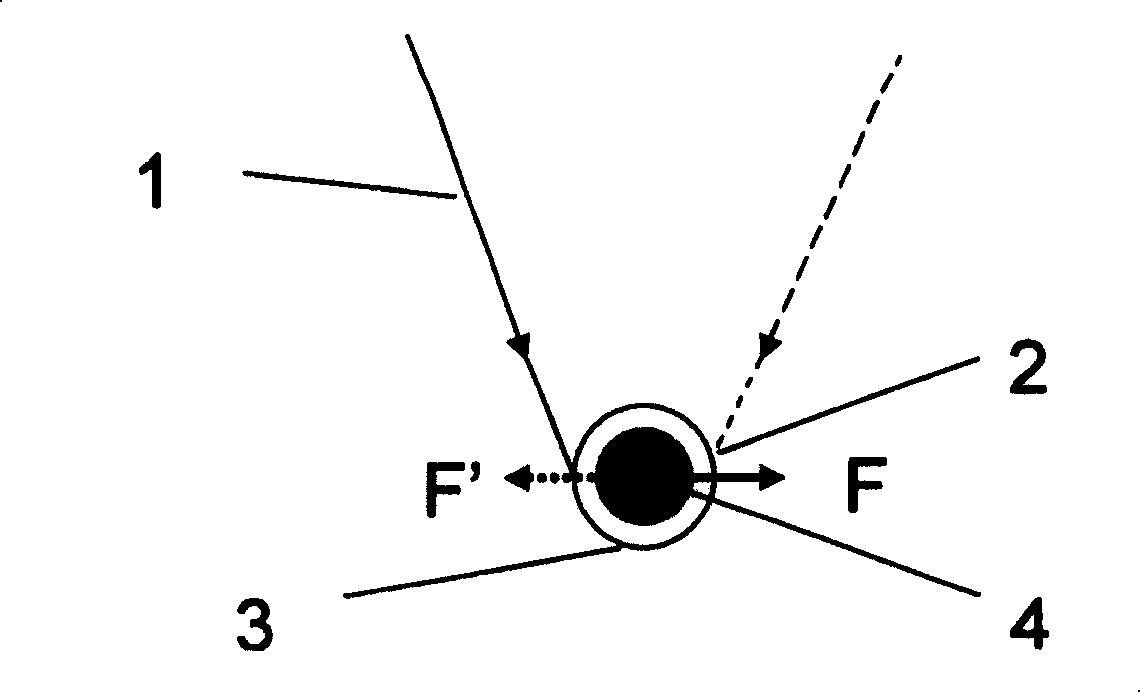 Laser cell microoperation control method and device for metal particle