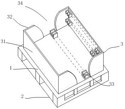 Solar module packaging box