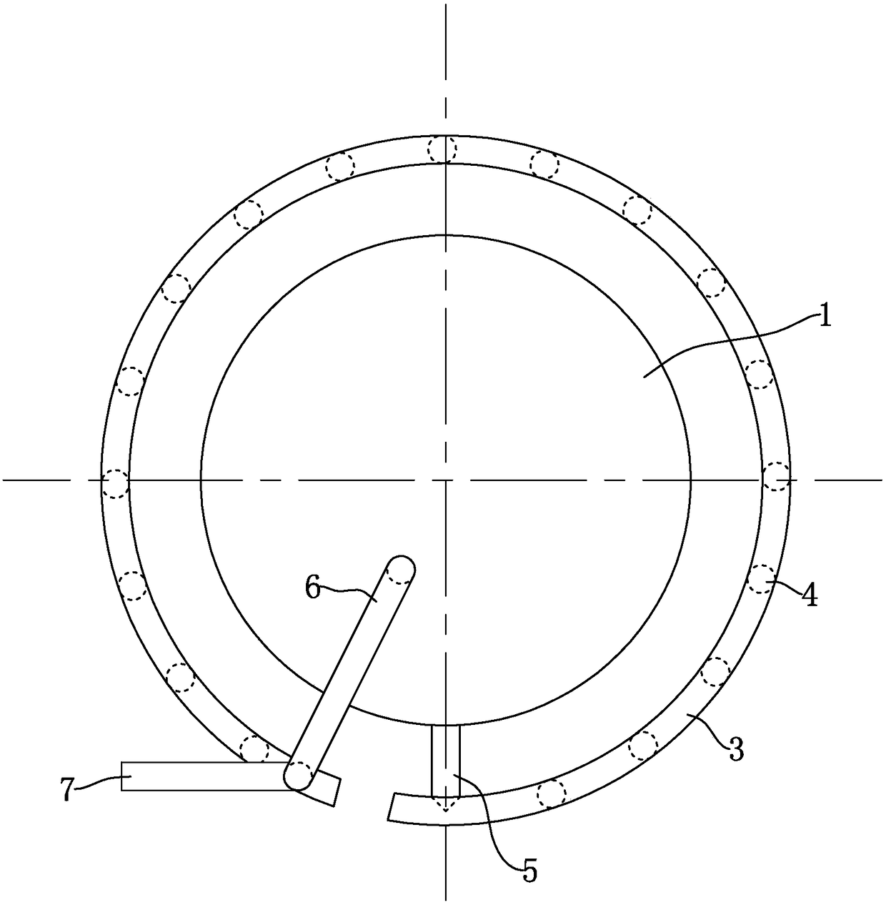 Deicing device of liquid natural gas output pipeline