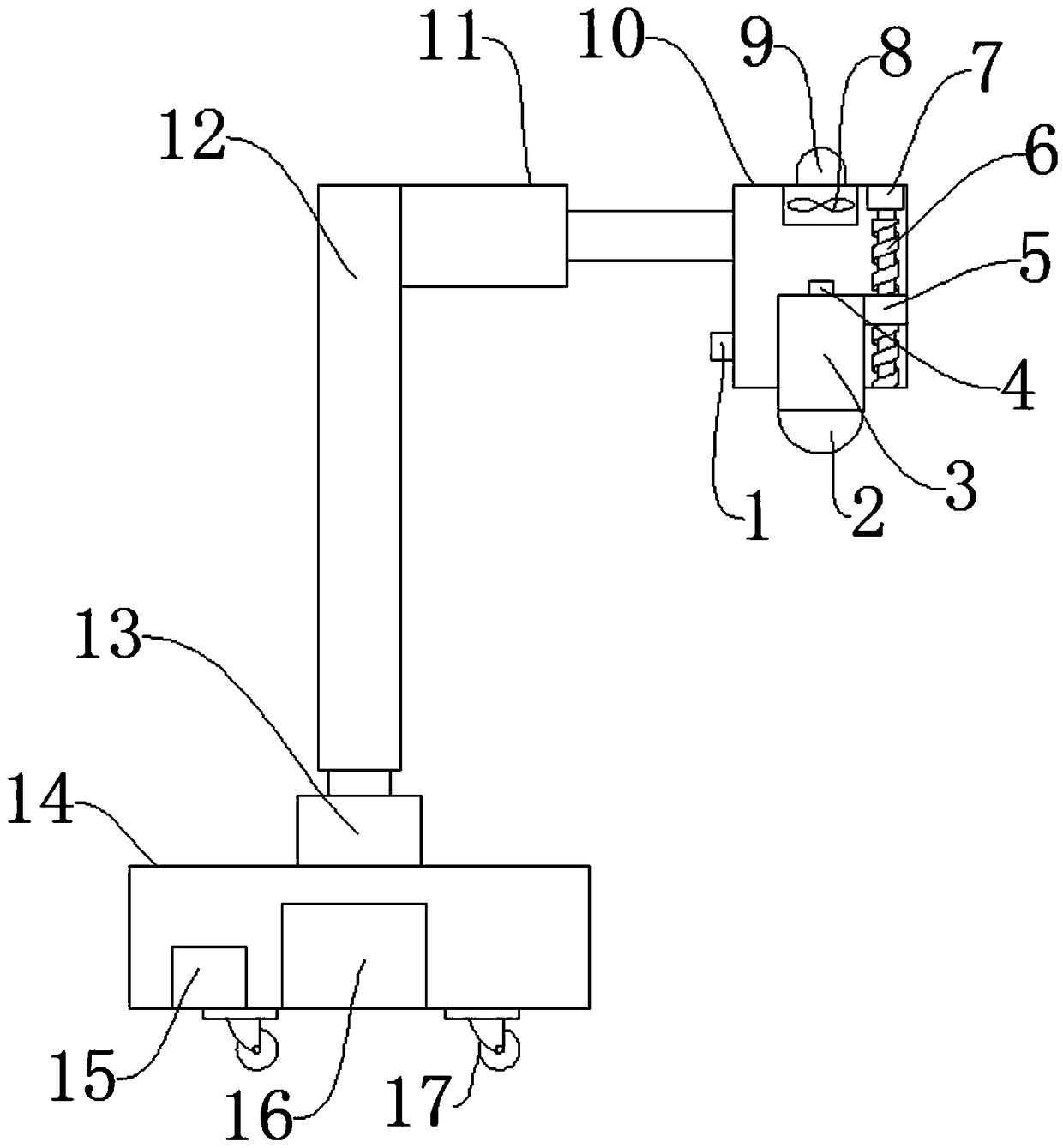 Video monitoring system with all-around monitoring function