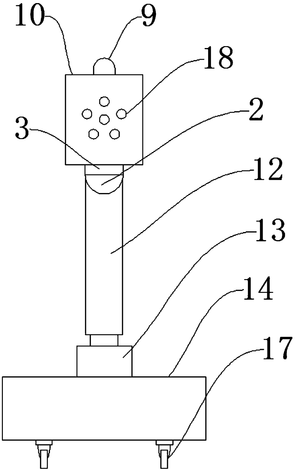 Video monitoring system with all-around monitoring function