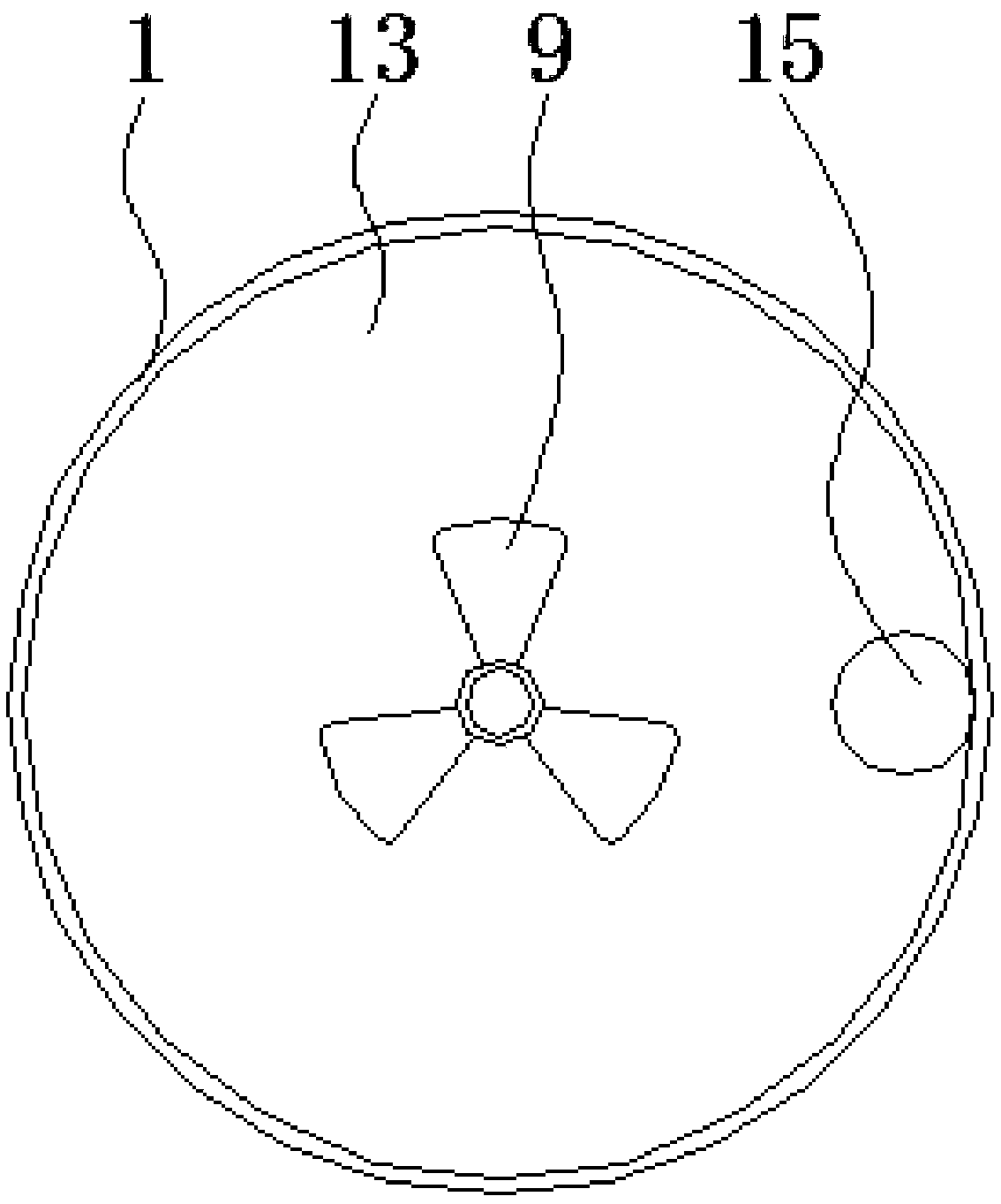 Novel agitation vat and construction method applied to fracture grouting of civil engineering