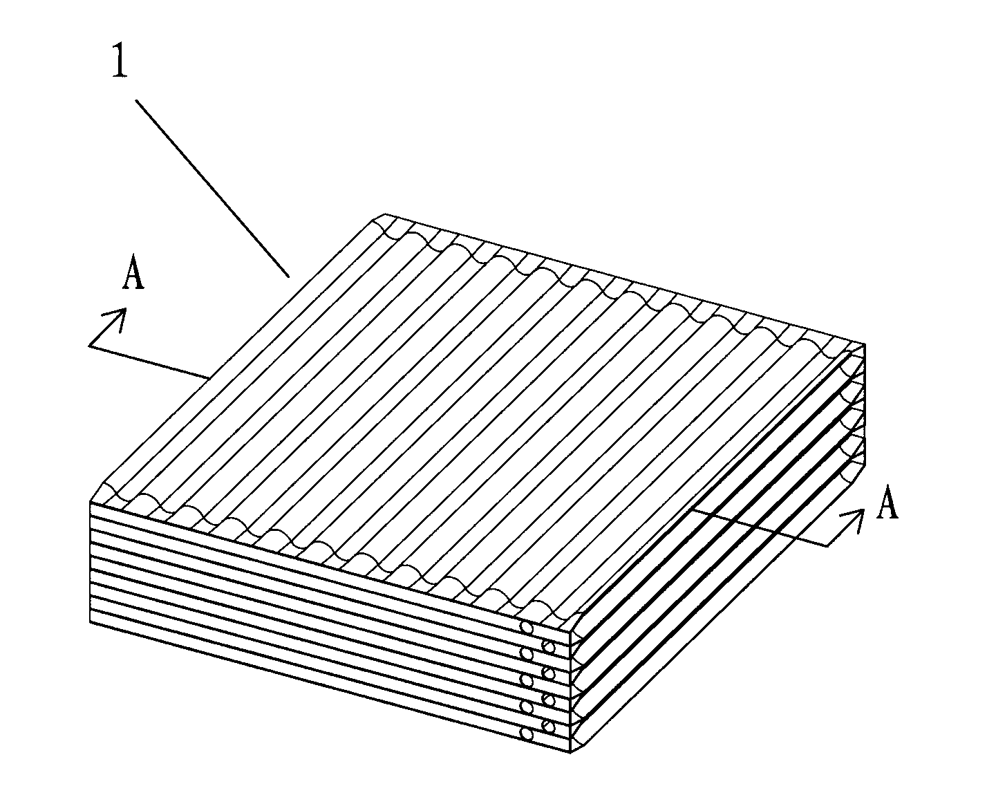 Honeycomb-bundle tubular heat exchanger and manufacturing process thereof