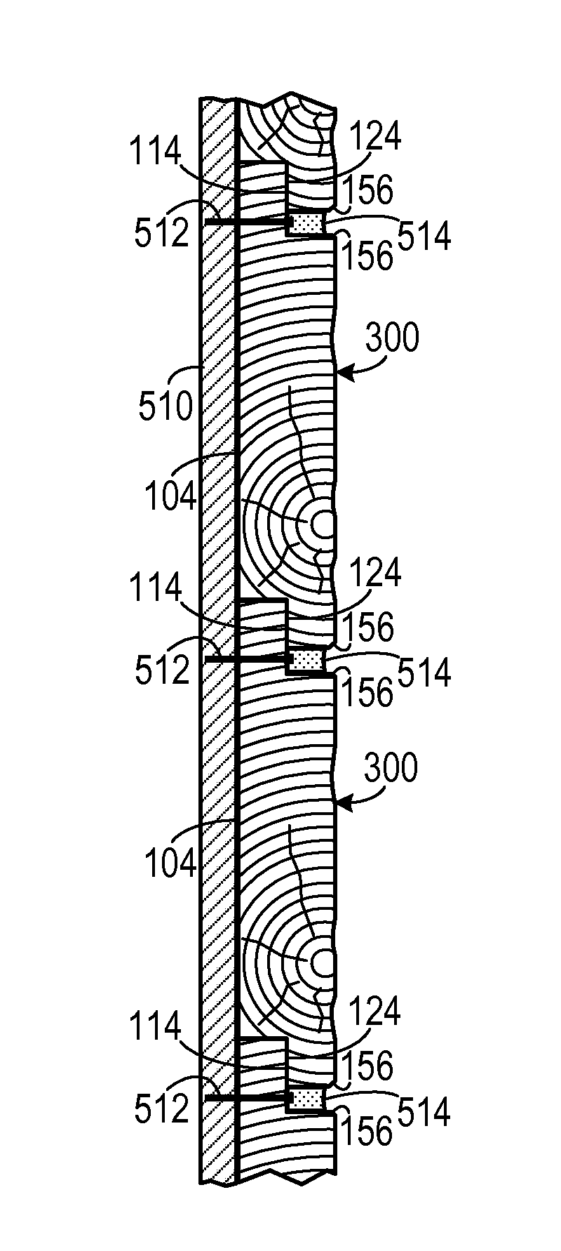 Wood planks with brick-like surface features and method of making same