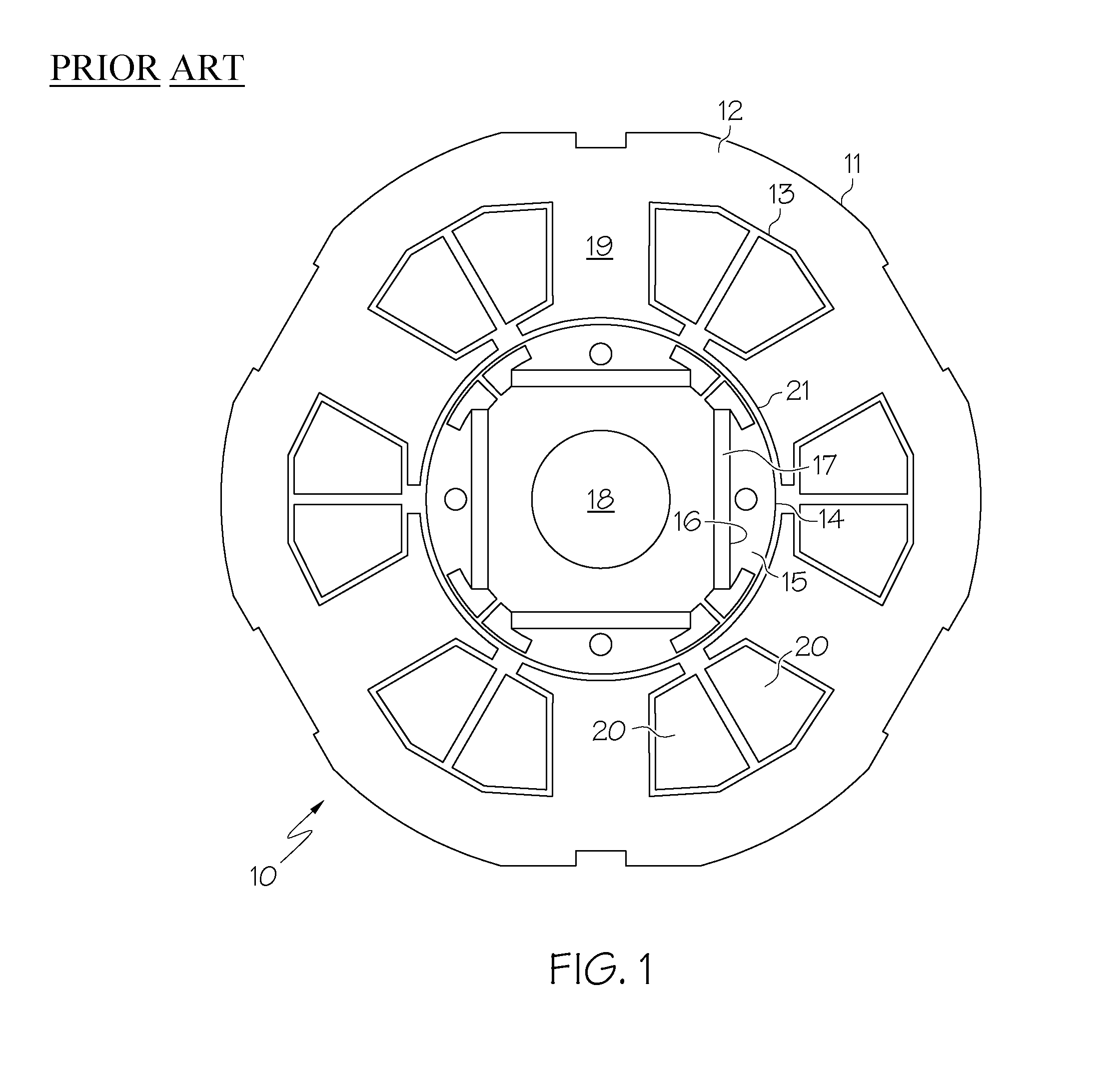 Multi-layer magnet arrangement in a permanent magnet machine for a motorized vehicle