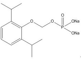 A kind of synthetic method and application of fospropofol sodium and intermediate thereof