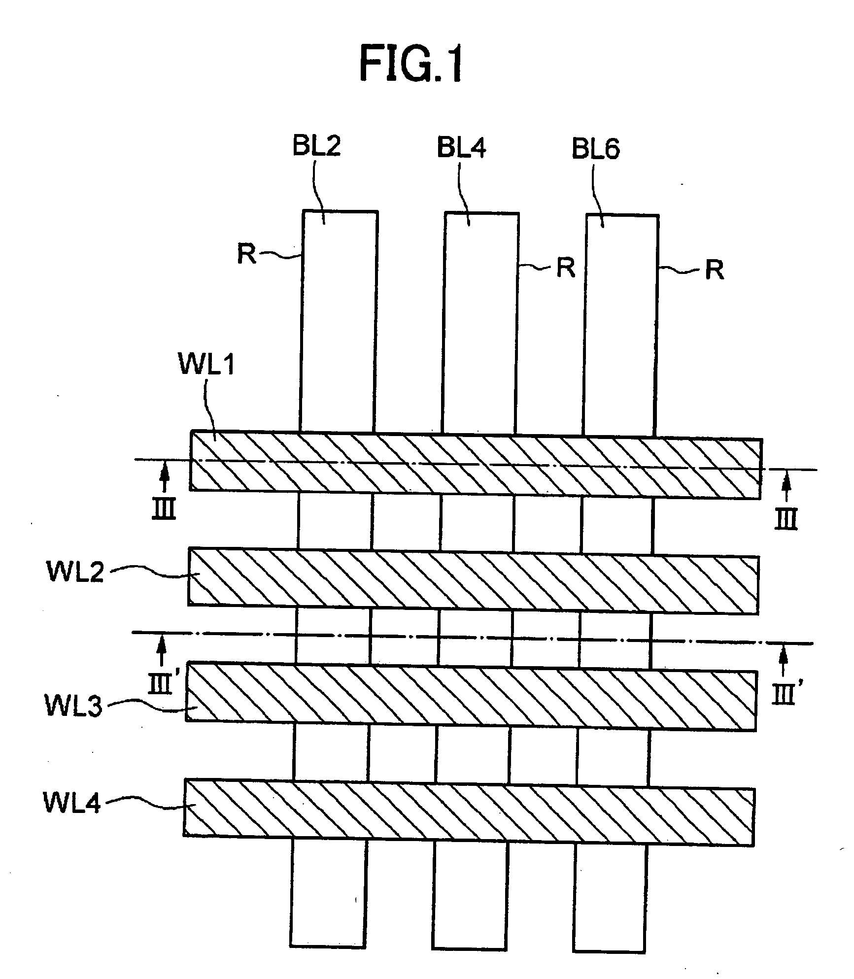 Non-volatile semiconductor memory device and process for fabricating the same