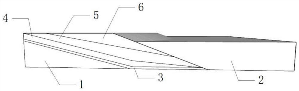 An artificial beach multi-layer structure biological water purification system and its construction method