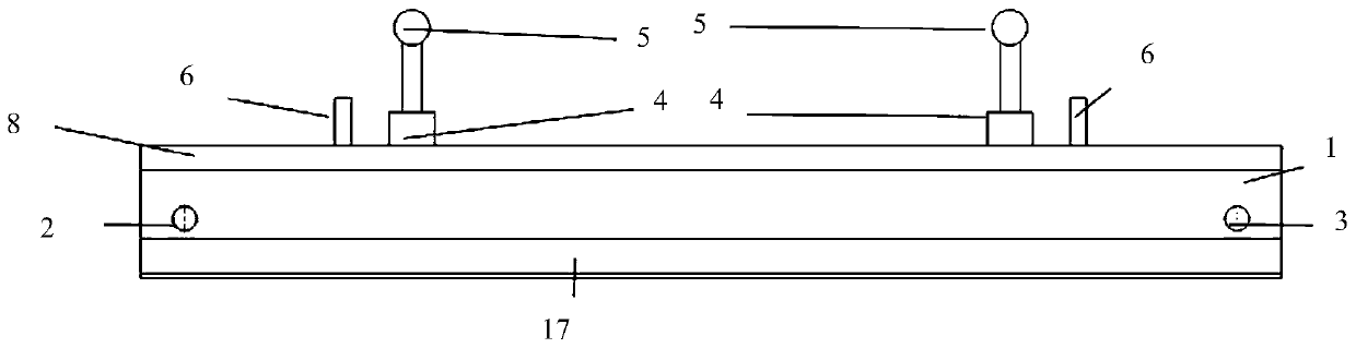 Adjustable and visual self-supporting fracturing technology study and experiment device applicable to large displacement