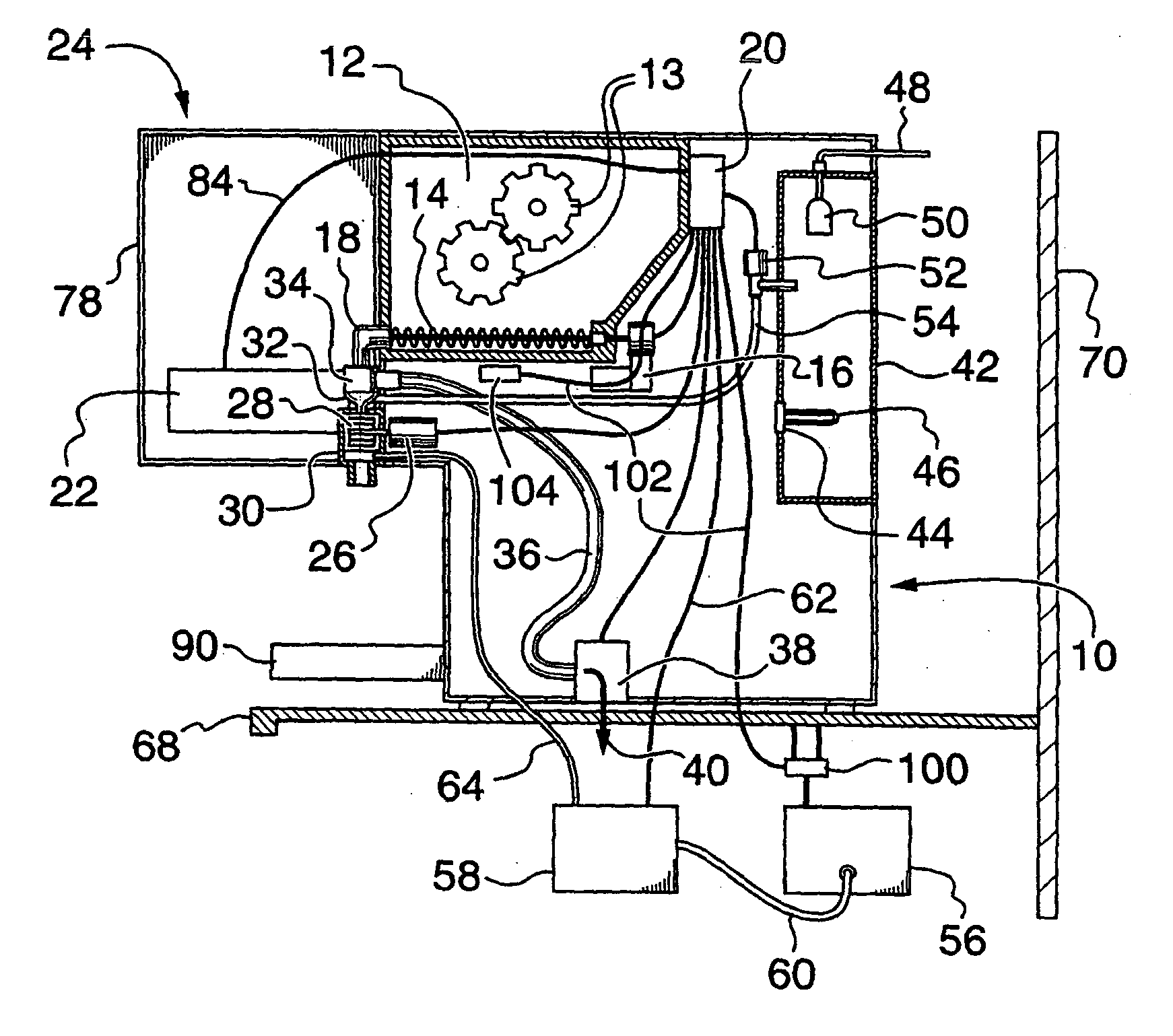 Multi-flavoured hot beverage dispenser